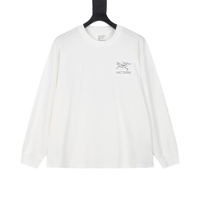 ARC Men Oversized White Long Sleeve T Shirt