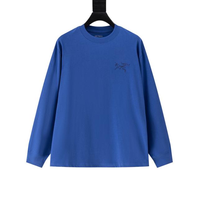 ARC Men Oversized Blue Long Sleeve T Shirt