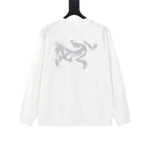 ARC Men Oversized White Long Sleeve T Shirt