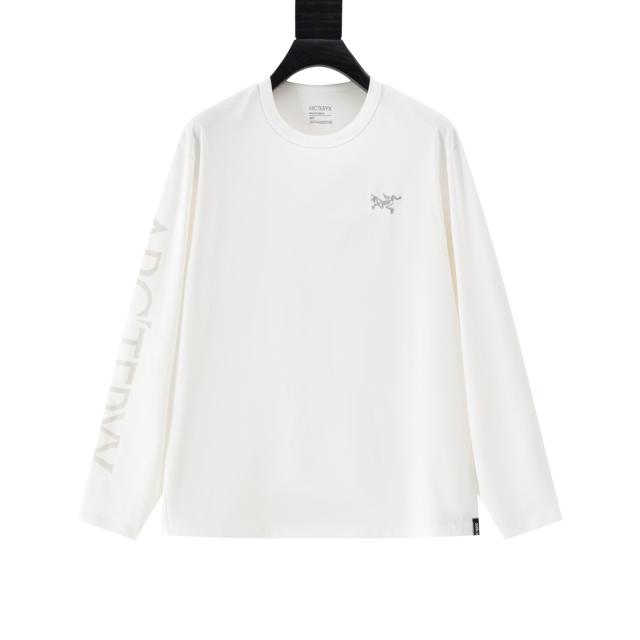 ARC Men Oversized White Long Sleeve T Shirt