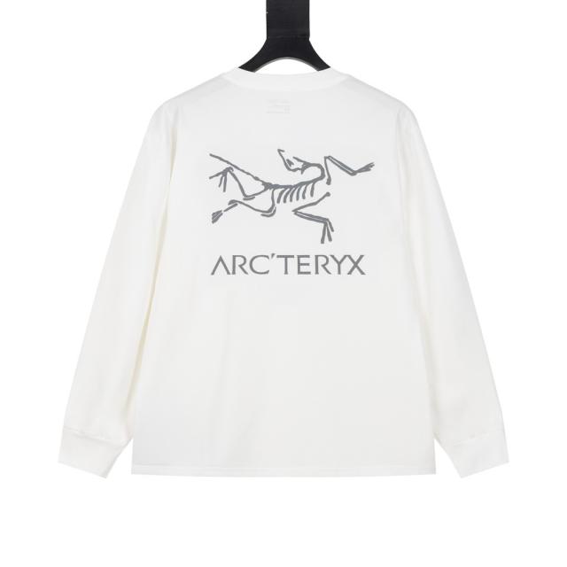 ARC Men Oversized White Long Sleeve T Shirt