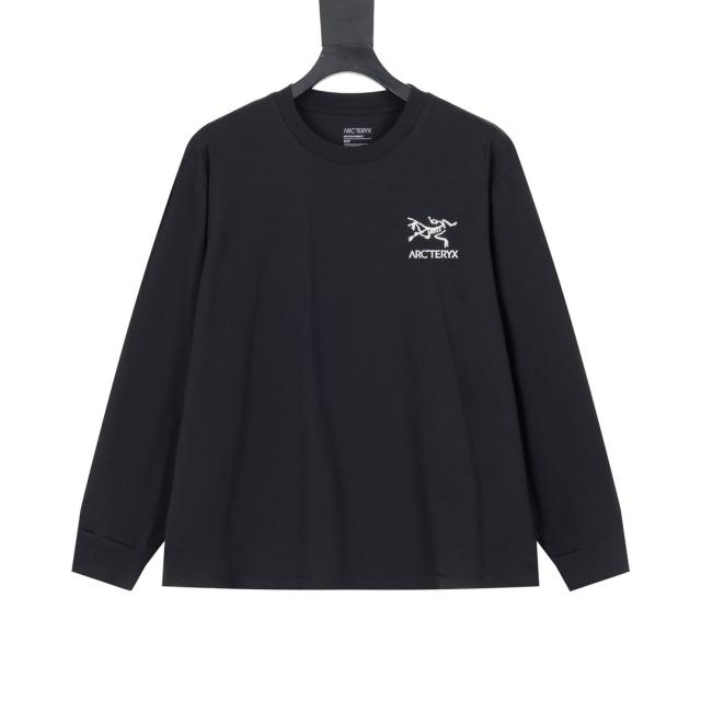 ARC Men Oversized Black Long Sleeve T Shirt