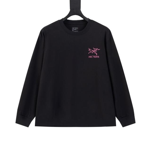 ARC Men Oversized Black Long Sleeve T Shirt