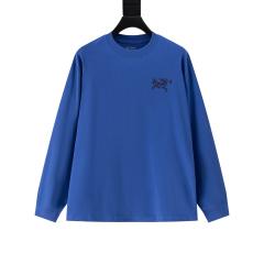 ARC Men Oversized Blue Long Sleeve T Shirt