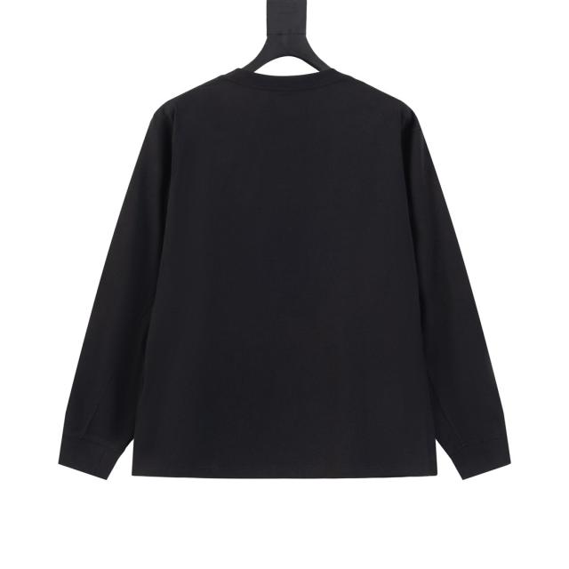 ARC Men Oversized Black Long Sleeve T Shirt