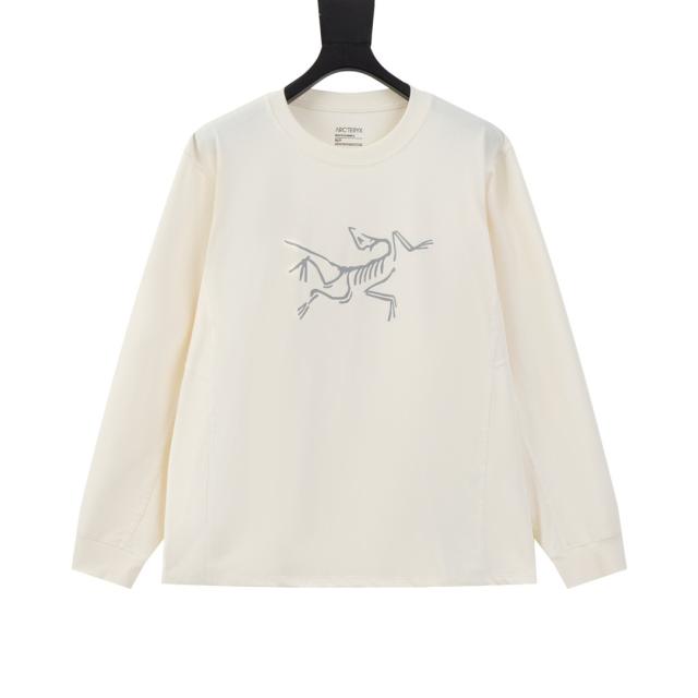 ARC Men Oversized Beige Long Sleeve T Shirt