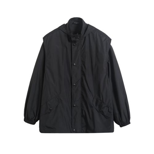 BLCG 2-in-1 Convertible Windproof Jacket Detachable Sleeve