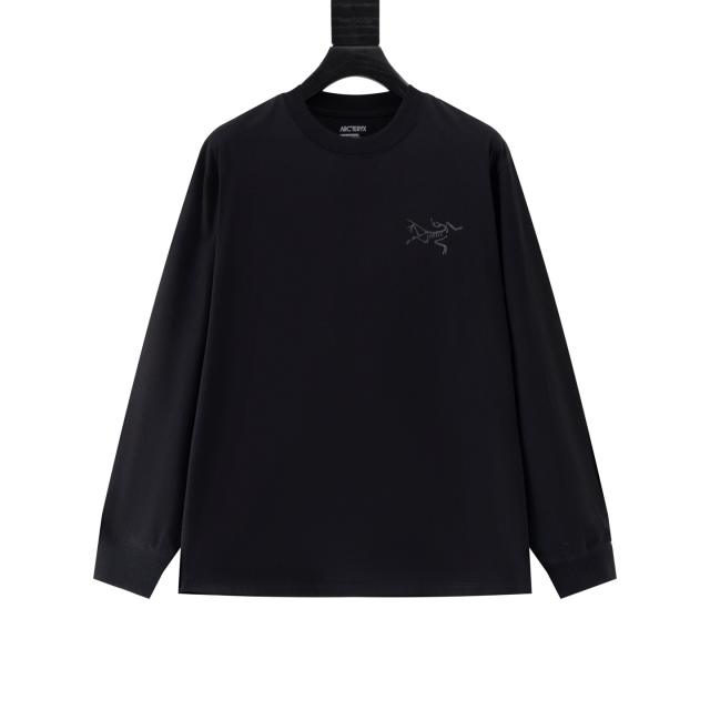 ARC Men Oversized Black Long Sleeve T Shirt