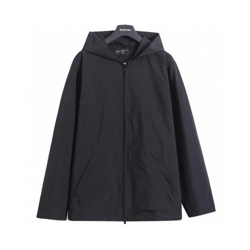 BLCG 26SS Back Logo Printed Hooded Windbreaker Jacket
