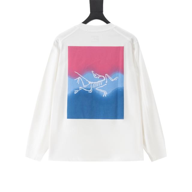ARC Men Oversized White Long Sleeve T Shirt