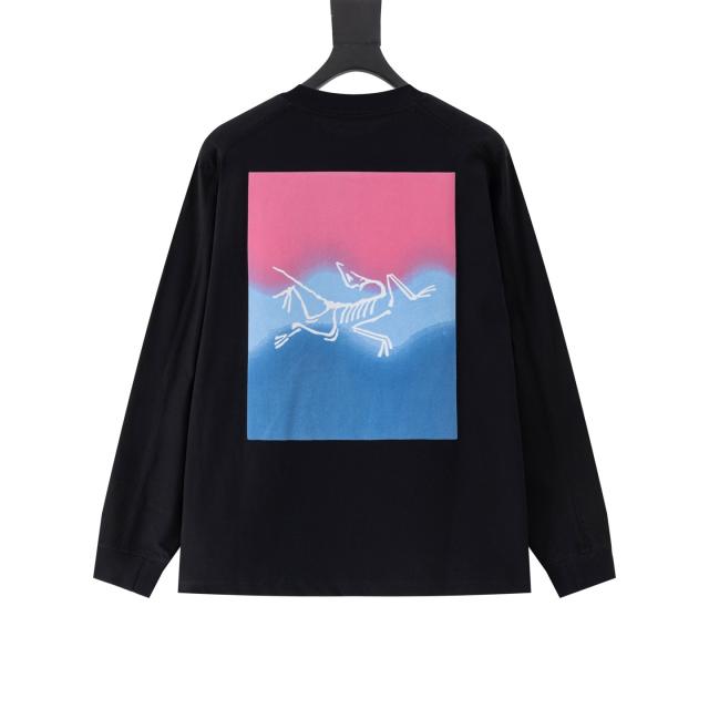 ARC Men Oversized Black Long Sleeve T Shirt