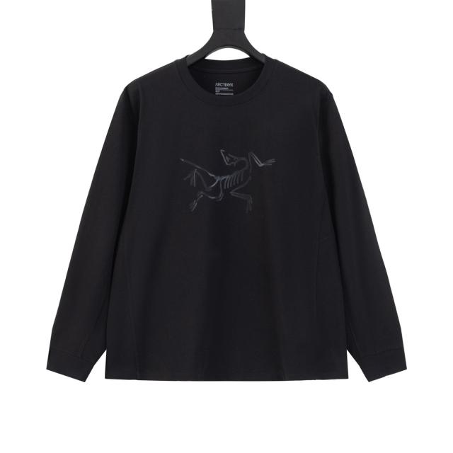 ARC Men Oversized Black Long Sleeve T Shirt