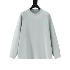 ARC Men Oversized Gray Long Sleeve T Shirt