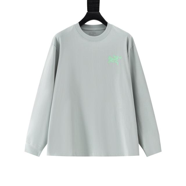 ARC Men Oversized Gray Long Sleeve T Shirt