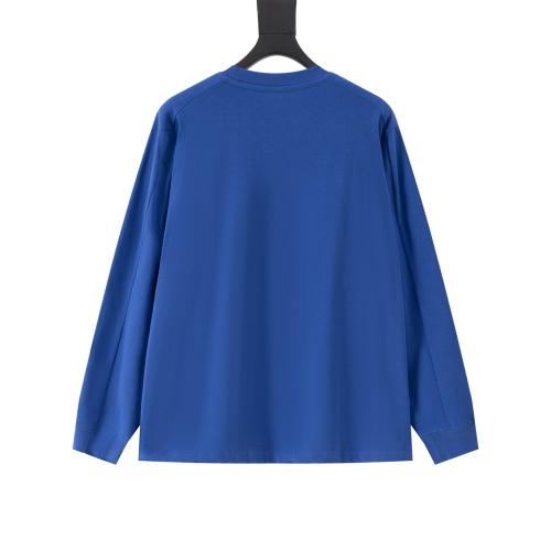 ARC Men Oversized Blue Long Sleeve T Shirt