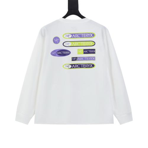 ARC Men Oversized White Long Sleeve T Shirt