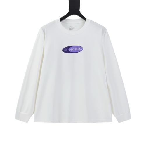 ARC Men Oversized White Long Sleeve T Shirt