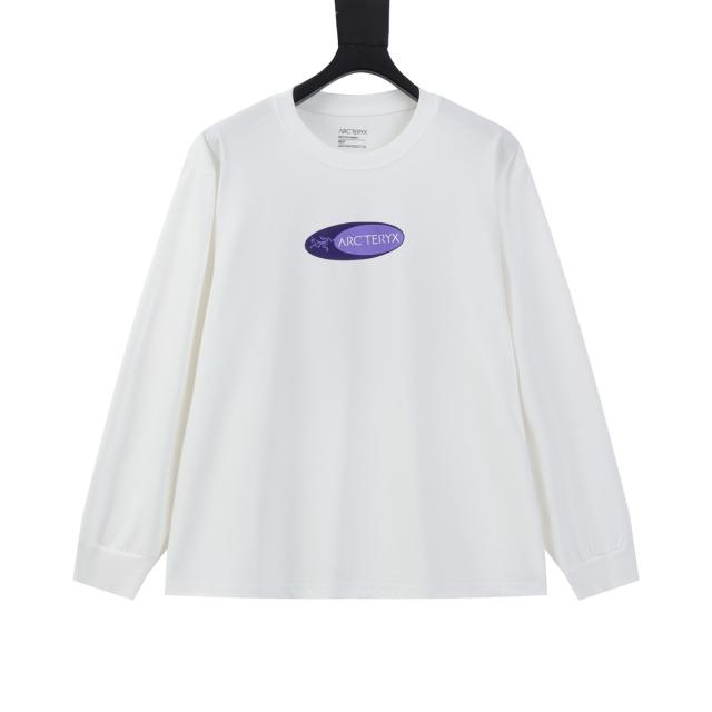 ARC Men Oversized White Long Sleeve T Shirt