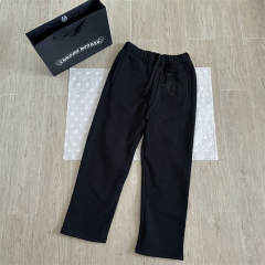 1:1 quality CH Tone-on-Tone CH Gothic Logo Black Wide Leg Sweatpants