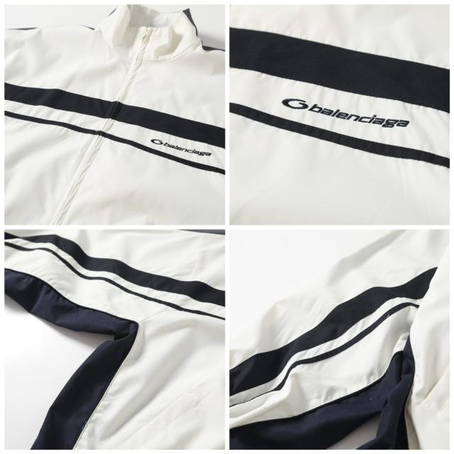 BLCG Stand Collar Striped Zip Windbreaker & Wide Leg Side Stripe Pants Tracksuit Jacket & Pants