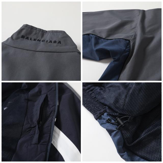 BLCG Stand Collar Striped Zip Windbreaker & Wide Leg Side Stripe Pants Tracksuit Jacket & Pants