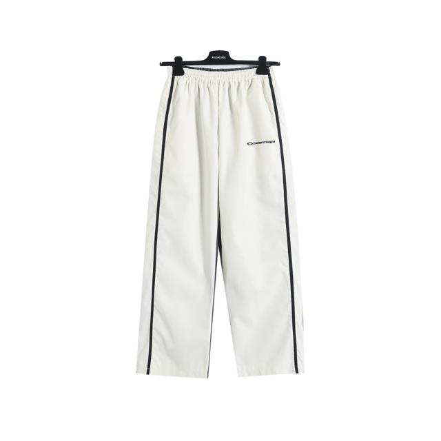 BLCG Stand Collar Striped Zip Windbreaker & Wide Leg Side Stripe Pants Tracksuit Jacket & Pants