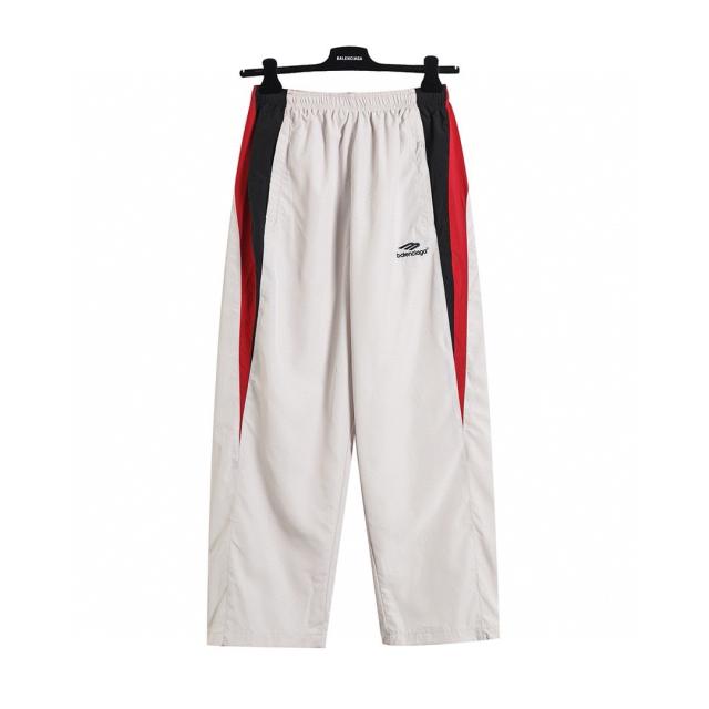BLCG Hooded Zip Up Windbreaker Jacket, Curved Red White Black Tracksuit Jacket & Pants