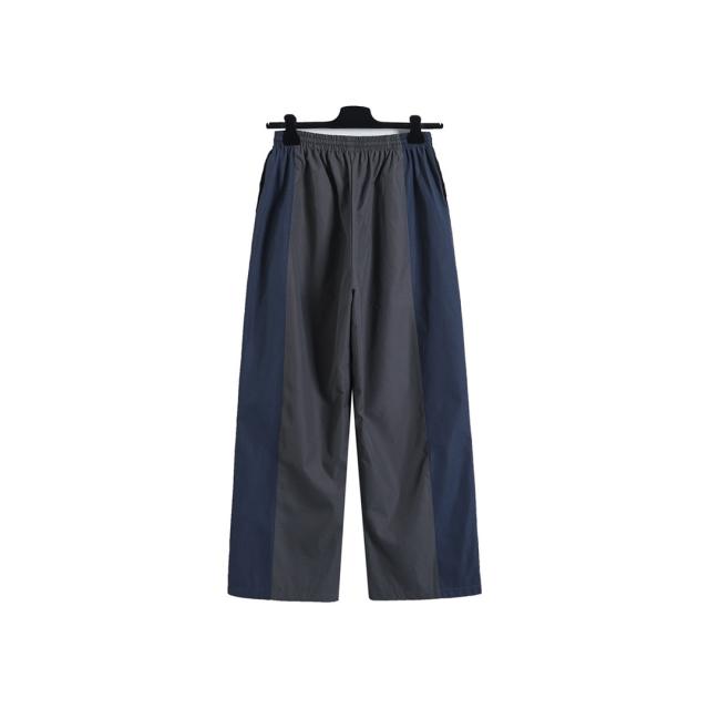 BLCG Stand Collar Striped Zip Windbreaker & Wide Leg Side Stripe Pants Tracksuit Jacket & Pants
