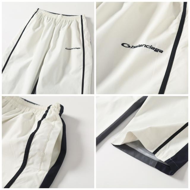 BLCG Stand Collar Striped Zip Windbreaker & Wide Leg Side Stripe Pants Tracksuit Jacket & Pants