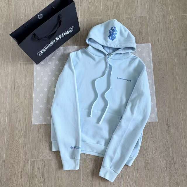 1:1 Top Quality CH Miami Light Blue Hoodie