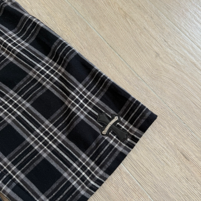 1:1 Top Quality CH Plaid Wide Leg Bermuda Shorts