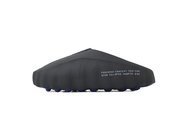 Mind 001 Black Blue Closed Toe Beach Slippers