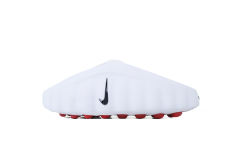 Mind 001 White Closed Toe Beach Slippers