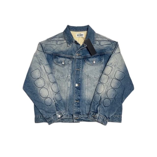 SATOSHI NAKAMOTO Vintage Washed SATOSHI NAKAMOTO Denim Jacket