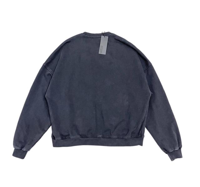 SATOSHI NAKAMOTO Vintage Washed SATOSHI NAKAMOTO Cut Out Crewneck Sweatshirt