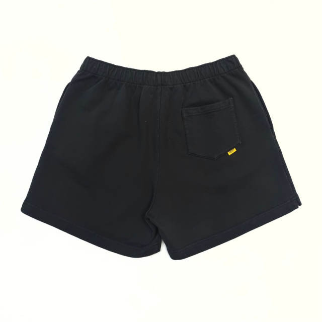 1:1 Top Quality Gallery Dept Black Logo Sweat Shorts Drawstring Elastic Waist Casual Streetwear Shorts