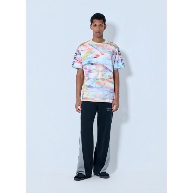 1:1 Top Quality Gallery Dept Washed Grey Paint Splatter Pocket Tee Dépt de la Galerie Yellow Logo T-shirt