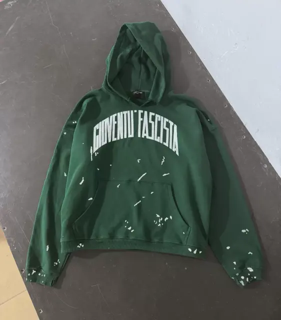 ERD Paint Splatter Letter Boxy Hoodie