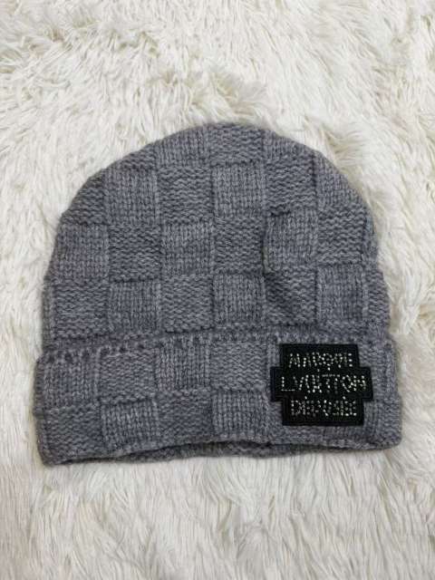 [Special Offer] L Checkered Wool Knit Hat Beanie