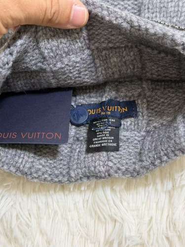 [Special Offer] L Checkered Wool Knit Hat Beanie
