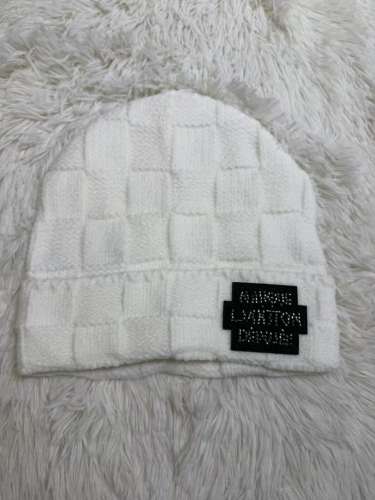 [Special Offer] L Checkered Wool Knit Hat Beanie