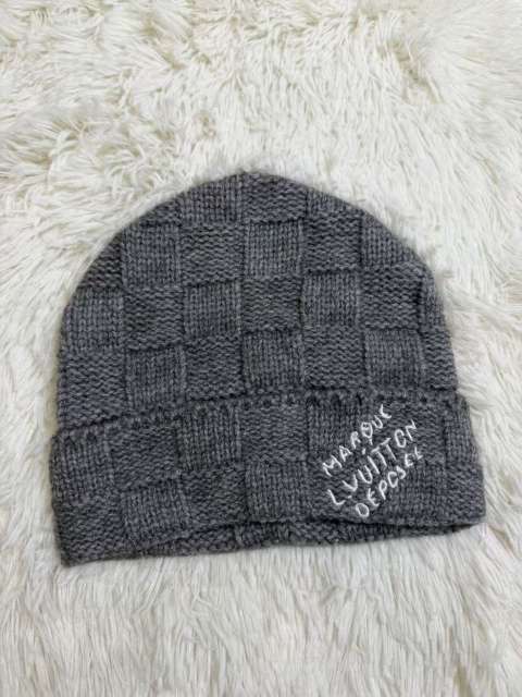 [Special Offer] L Checkered Wool Knit Hat Beanie