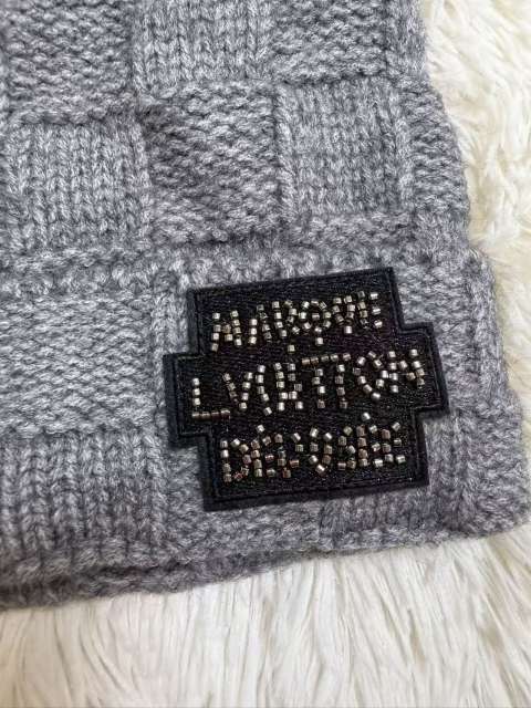 [Special Offer] L Checkered Wool Knit Hat Beanie