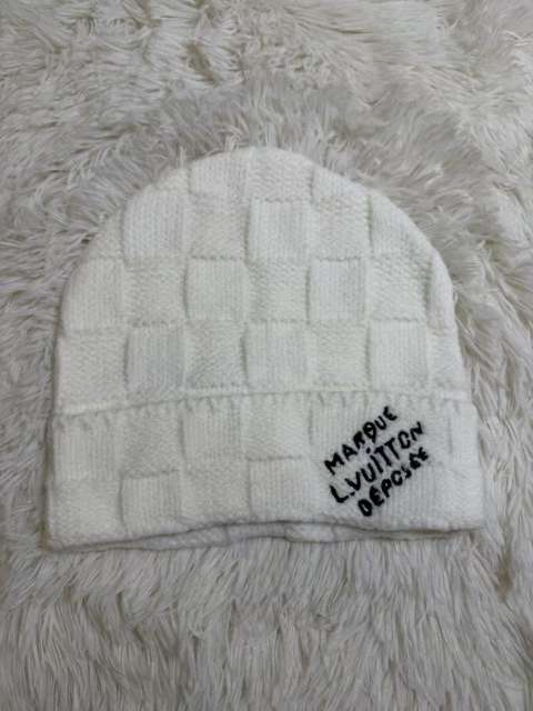 [Special Offer] L Checkered Wool Knit Hat Beanie