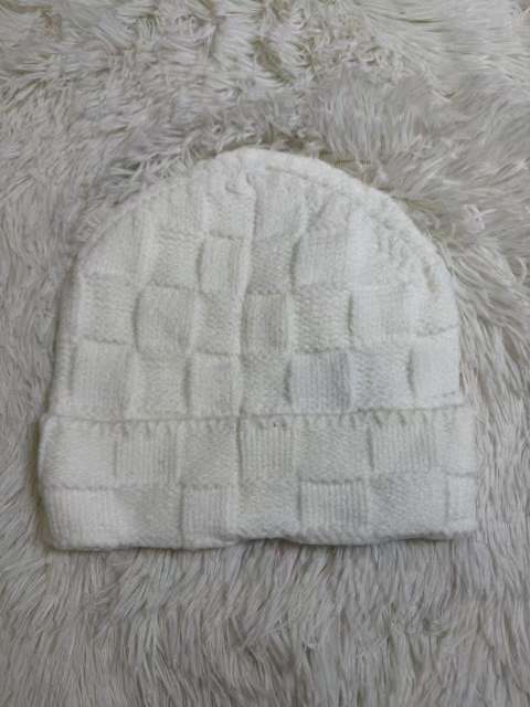 [Special Offer] L Checkered Wool Knit Hat Beanie