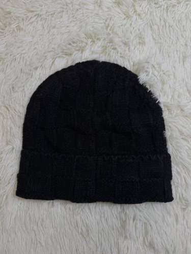[Special Offer] L Checkered Wool Knit Hat Beanie