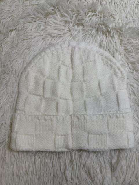 [Special Offer] L Checkered Wool Knit Hat Beanie
