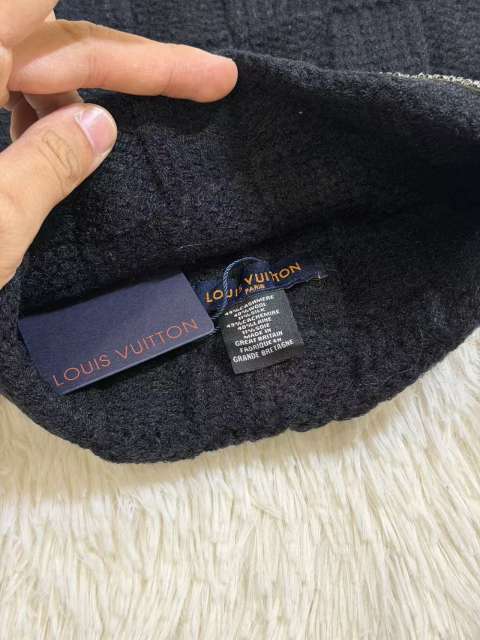[Special Offer] L Checkered Wool Knit Hat Beanie