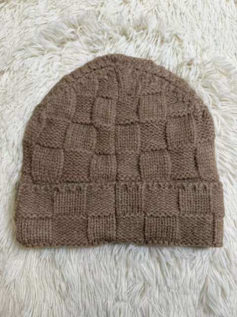 [Special Offer] L Checkered Wool Knit Hat Beanie