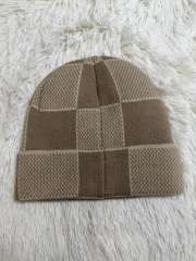 [Special Offer] L Checkered Wool Knit Hat Beanie